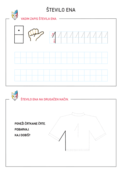 Število ena - Znam in zmorem