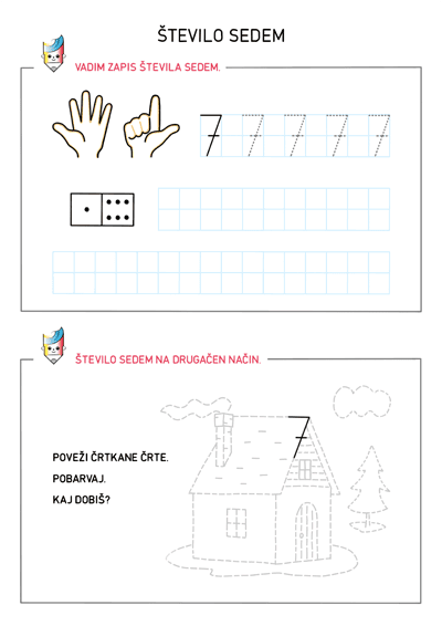 Število-sedem - Znam in zmorem